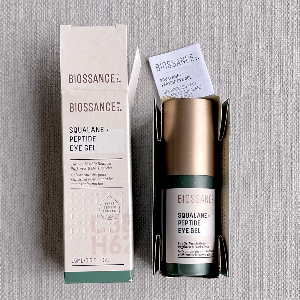 Biossance Squalane + Peptide Eye Gel